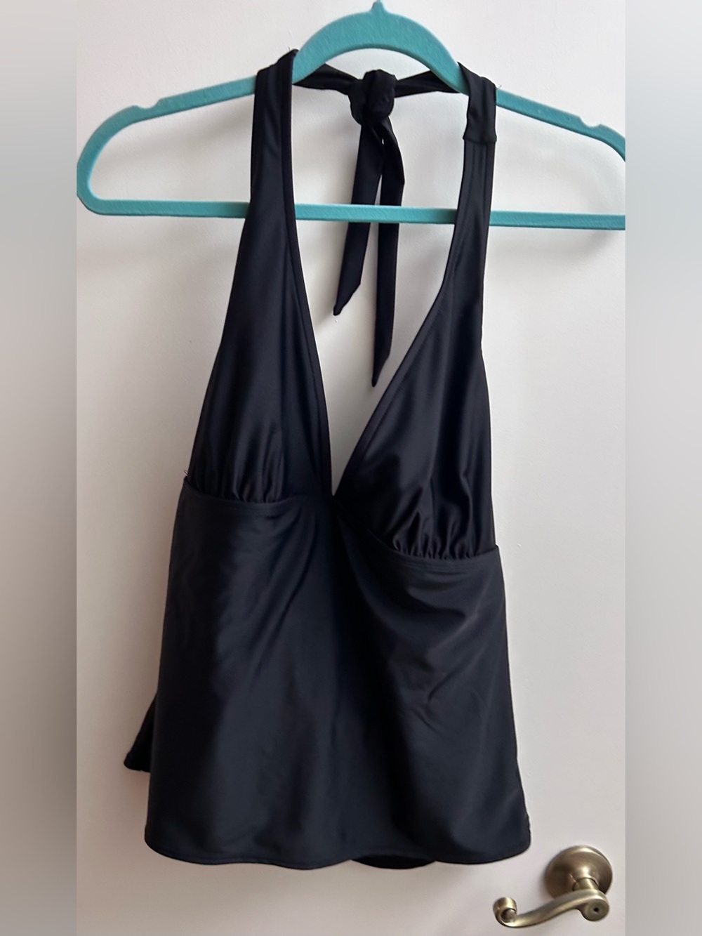 Gap XL Black Halter Tankini  SWIM Top